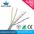 New PVC jacket CE / RoHS copper inner conductor twisted cord UTP/FTP/SFTP CAT6 lan cable 4 pair utp cat6 lan cable